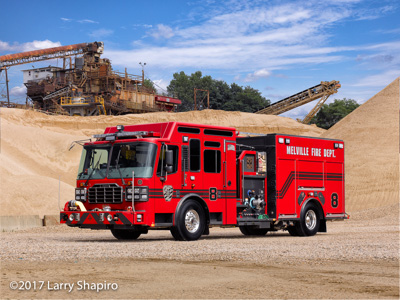 Melville Fire Department NY fire truck Ferrara Igniter fire engine #larryshapiro Larry Shapiro photographer shapirophotography.net